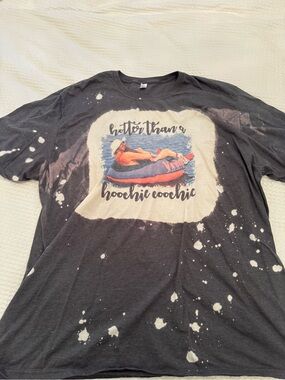 CUSTOM Alan Jackson graphic oversized tee
